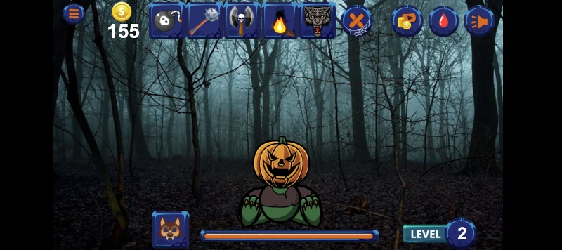 Pumpkin Monster online physics game